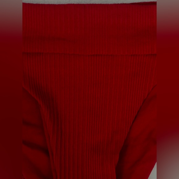 L*SPACE Ridin' High Ribbed Veronica Low Rise Bikini Bottom In Red Size Small NWT - Picture 5 of 8